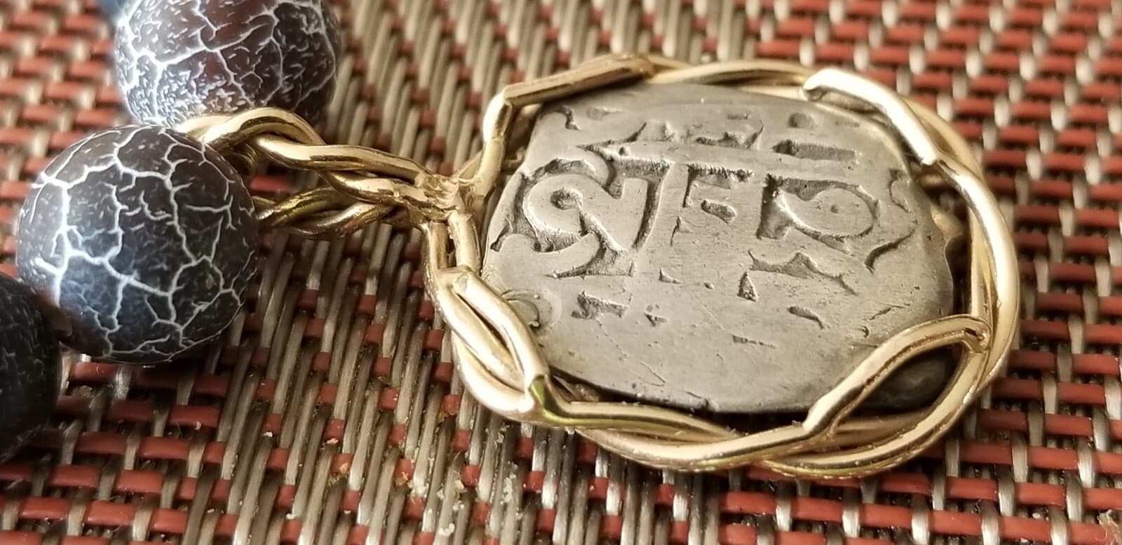 Spanish Colonial Pirate Shipwreck 2 Reales Silver Cob Coin 14K Pendant Necklace 5