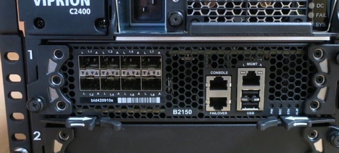 F5 Viprion C2400 4-Slot Local Traffic Manager LTM Blade Chassis +1x B2150 Blade 2