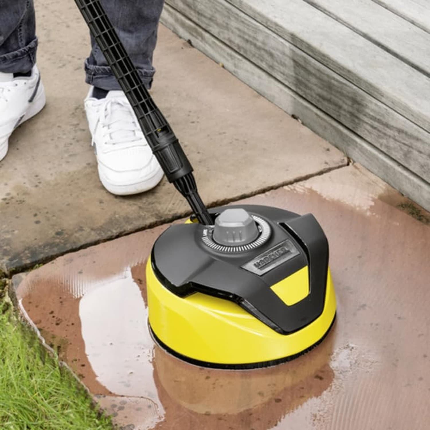 K&#228;rcher - T 5 T-Racer 11" Electric Power Pressure Washer Surface Cleaner At 4