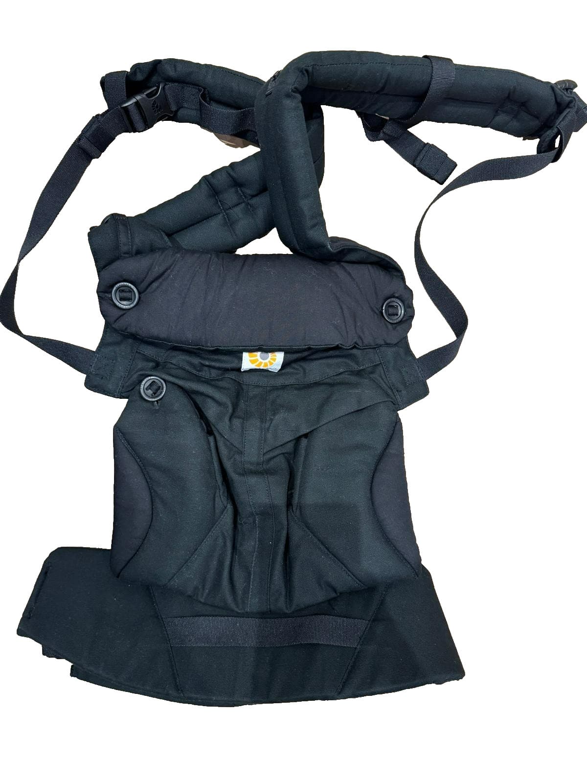 ERGOBABY ERGO BABY CARRIER 360 ALL POSITION BABY CARRIER PURE BLACK EUC 2