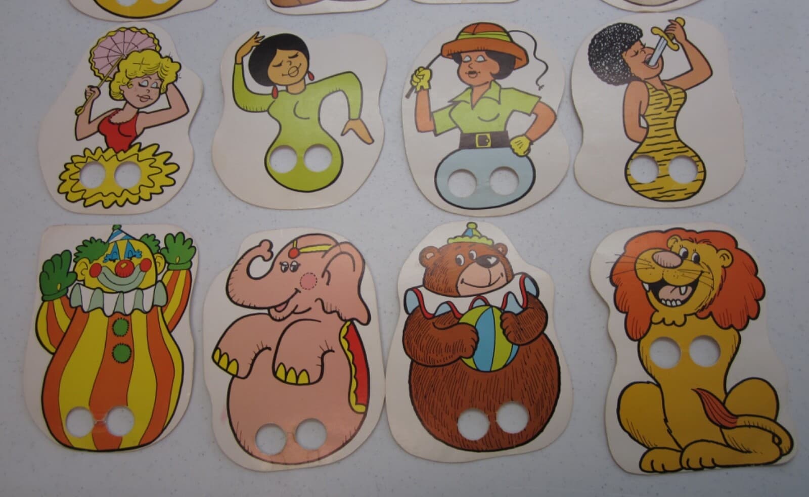Circus Time Finger Puppets 16 Die Cut Puppets T-351 4