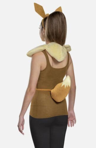 Pokemon Eevee Adult Costume Accessory Kit - Ears Headband, Collar and Tail 2