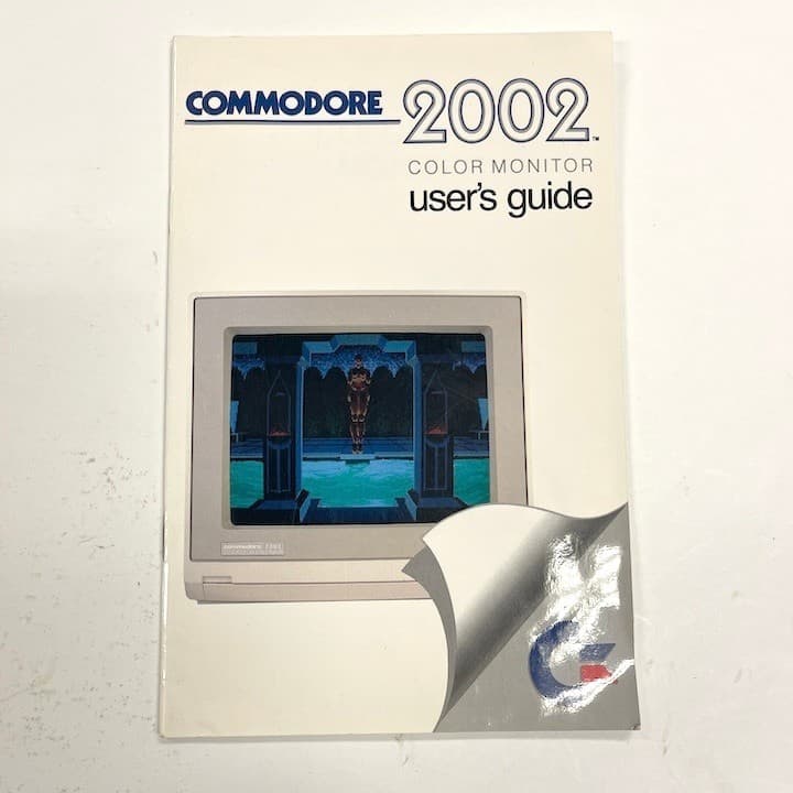2002 Commodore Color Monitor User's Guide for C64 Computers French & English 6