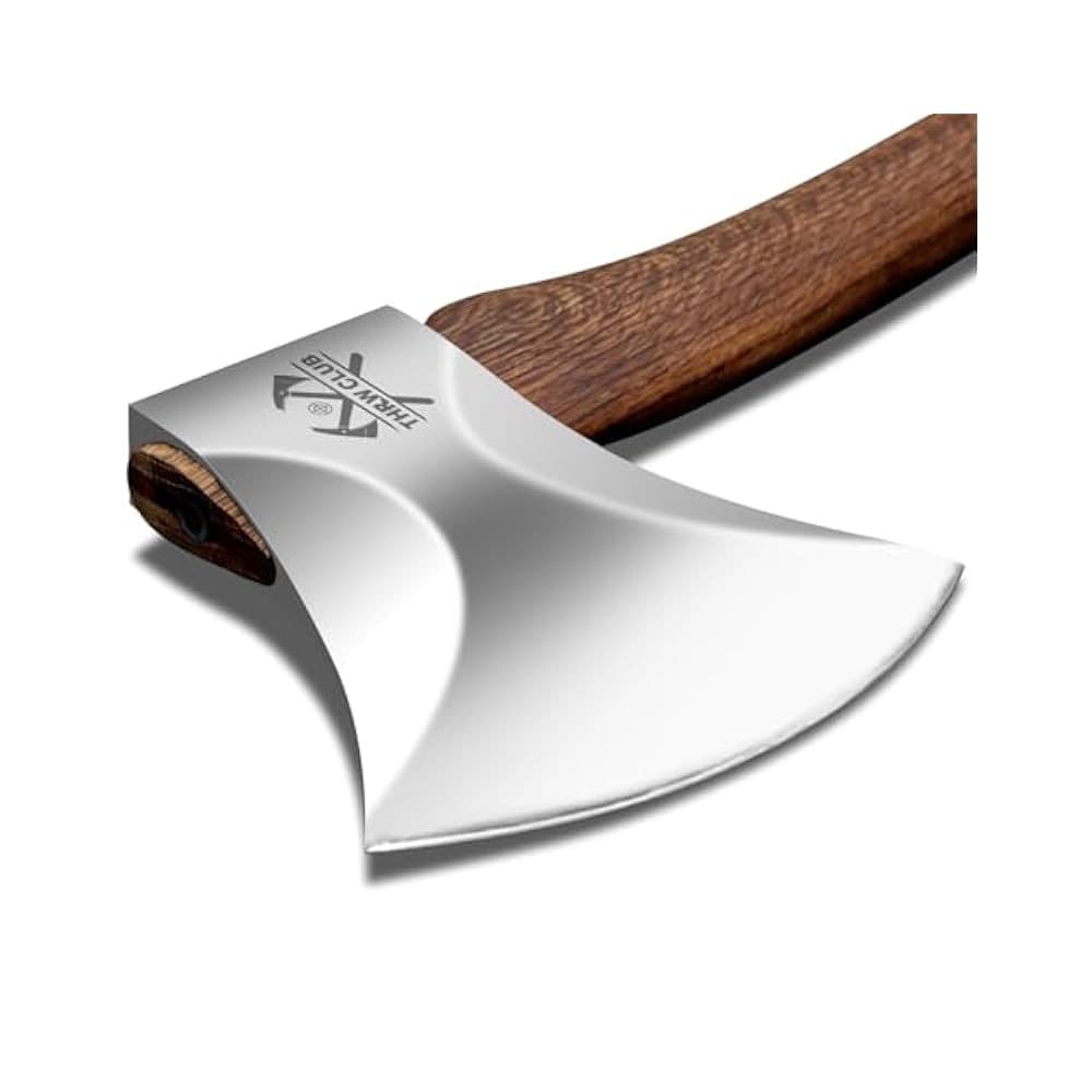 34.3 Inch Professional Wood Splitting Axe with Leather Sheath, 5.5lbs Head 3