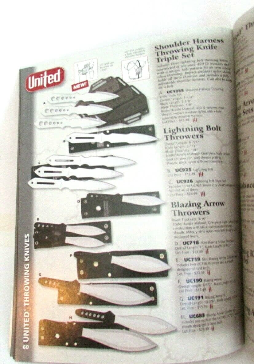 knife knives swords catalog 2001 cat #41 Hibben United 96 pgs many color photos 4