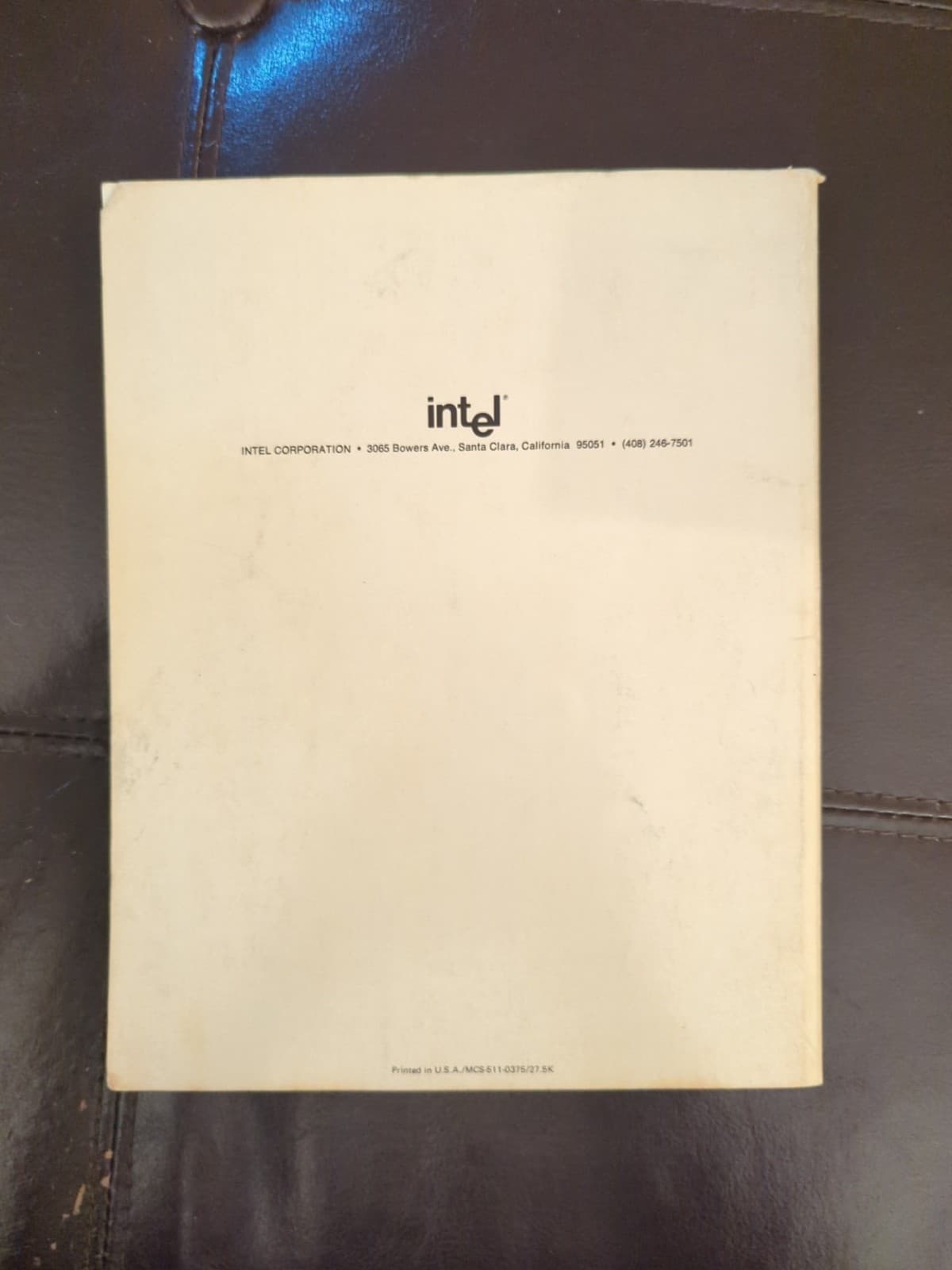 Intel MCS-40 User's Manual 1975 PB 2nd Edition, 3rd Printing w/ Reference Card  2