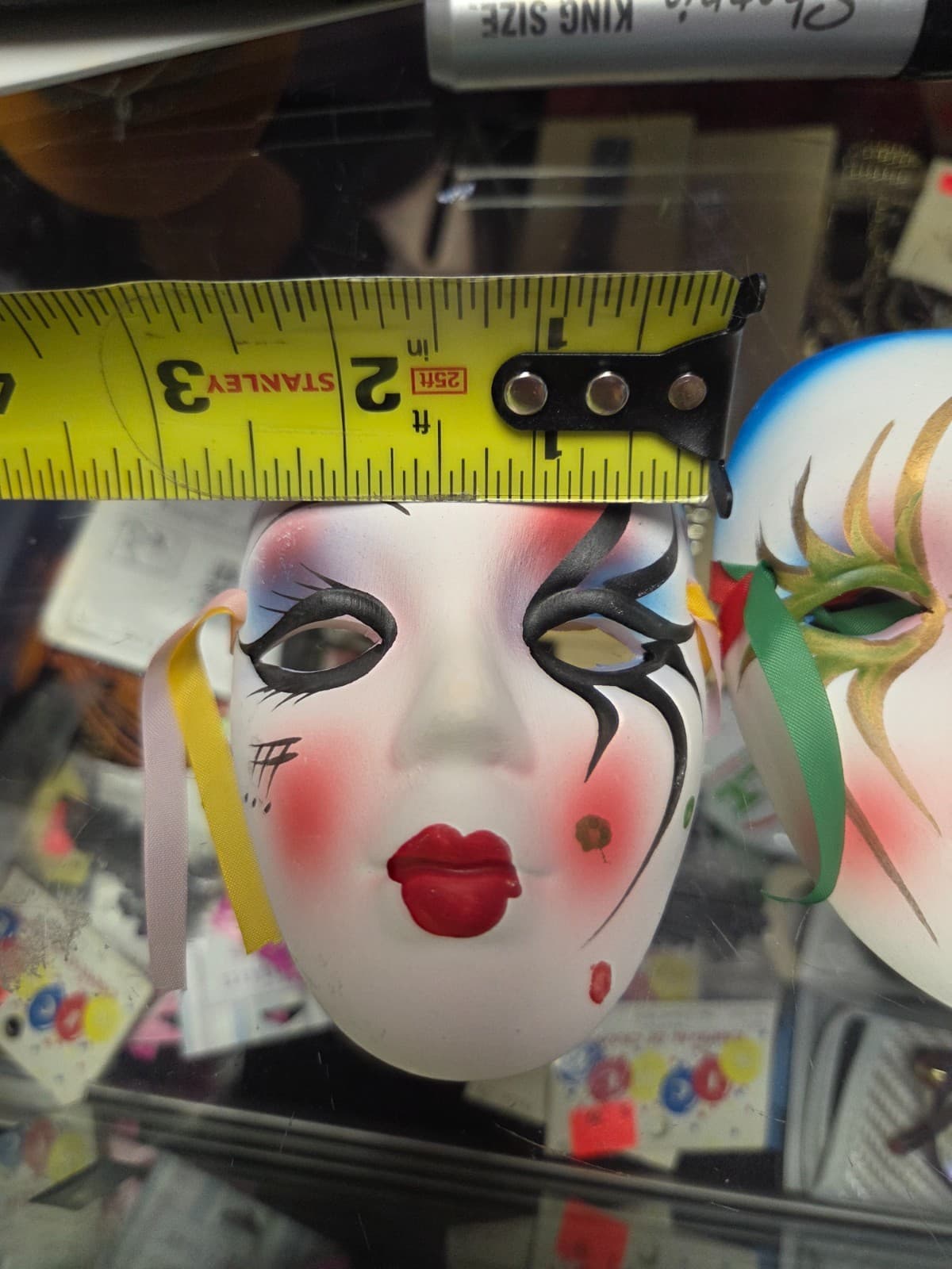 3 piece porcelain face mask 4inch