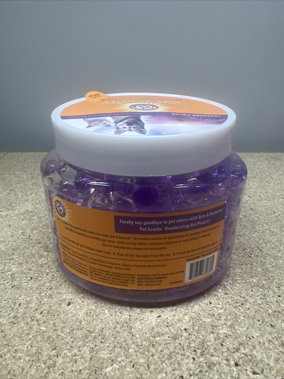 Arm & Hammer Air Care Pet Scents Deodorizing Gel Beads in Lavender Fields 12 Oz 3