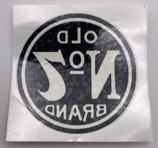 Jack Daniels Old No. 7 Brand Logo Temporary Tattoo