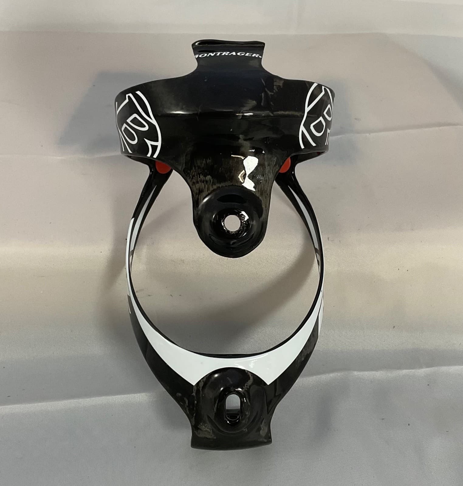 Bontrager RXL Carbon Bike Water Bottle Cage / Holder  Black /white 3