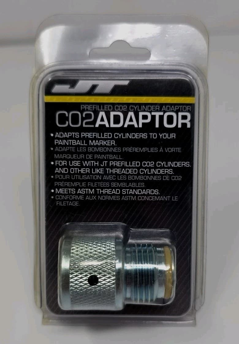 JT CO2 Paintball Tank Adapter for 90g Pre-Filled CO2 Tanks NEW