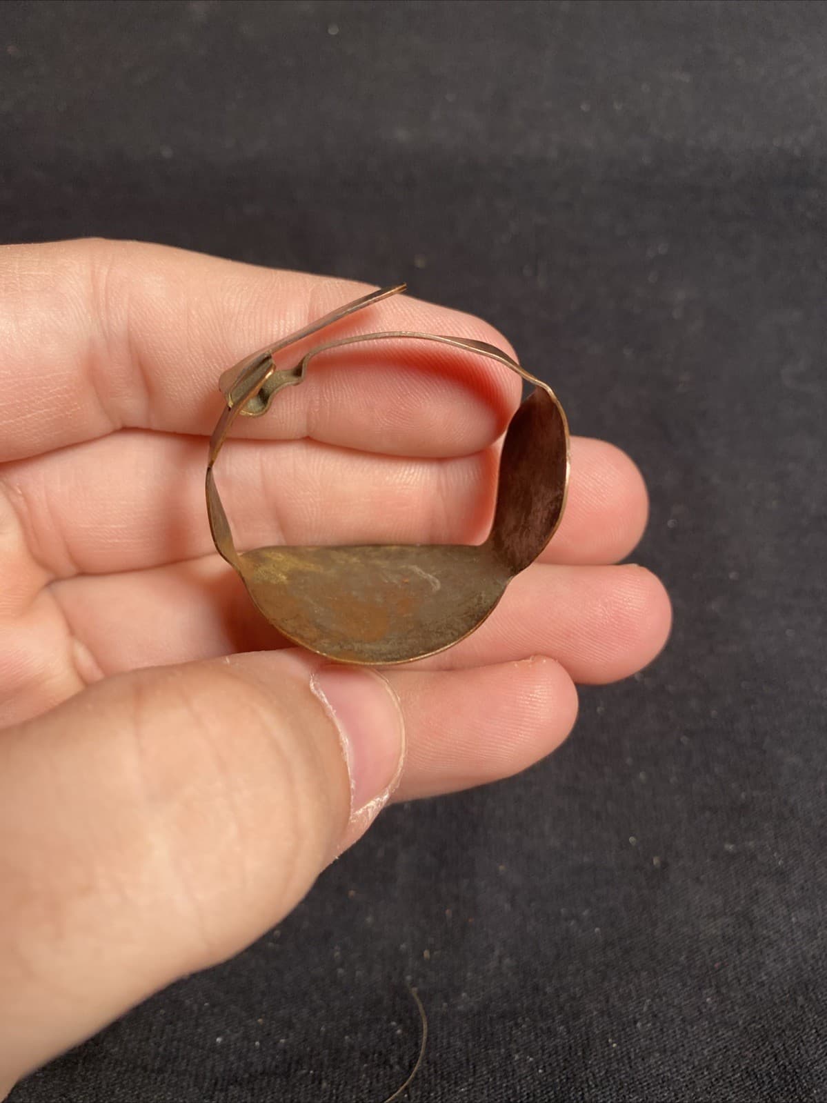 Vintage Rare Ohio Conservation Motor Tag 1938 Outboard Copper 3