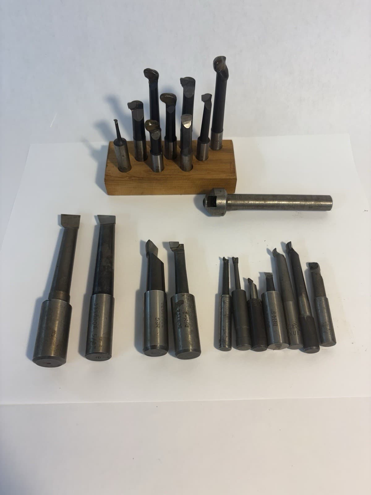 Lot Miscellaneous Boring Bars Carbide HSS 3/8 to 3/4 Shank Various Sizes