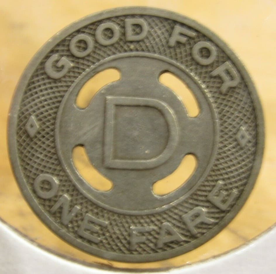 1946 Dixie Hills Transportation Atlanta, GA Transit Bus Token - Georgia 2