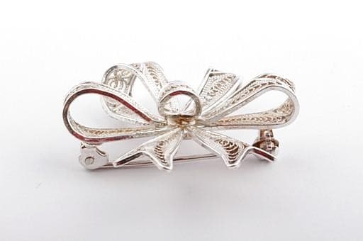 Silver Brooch Pin 800er 4