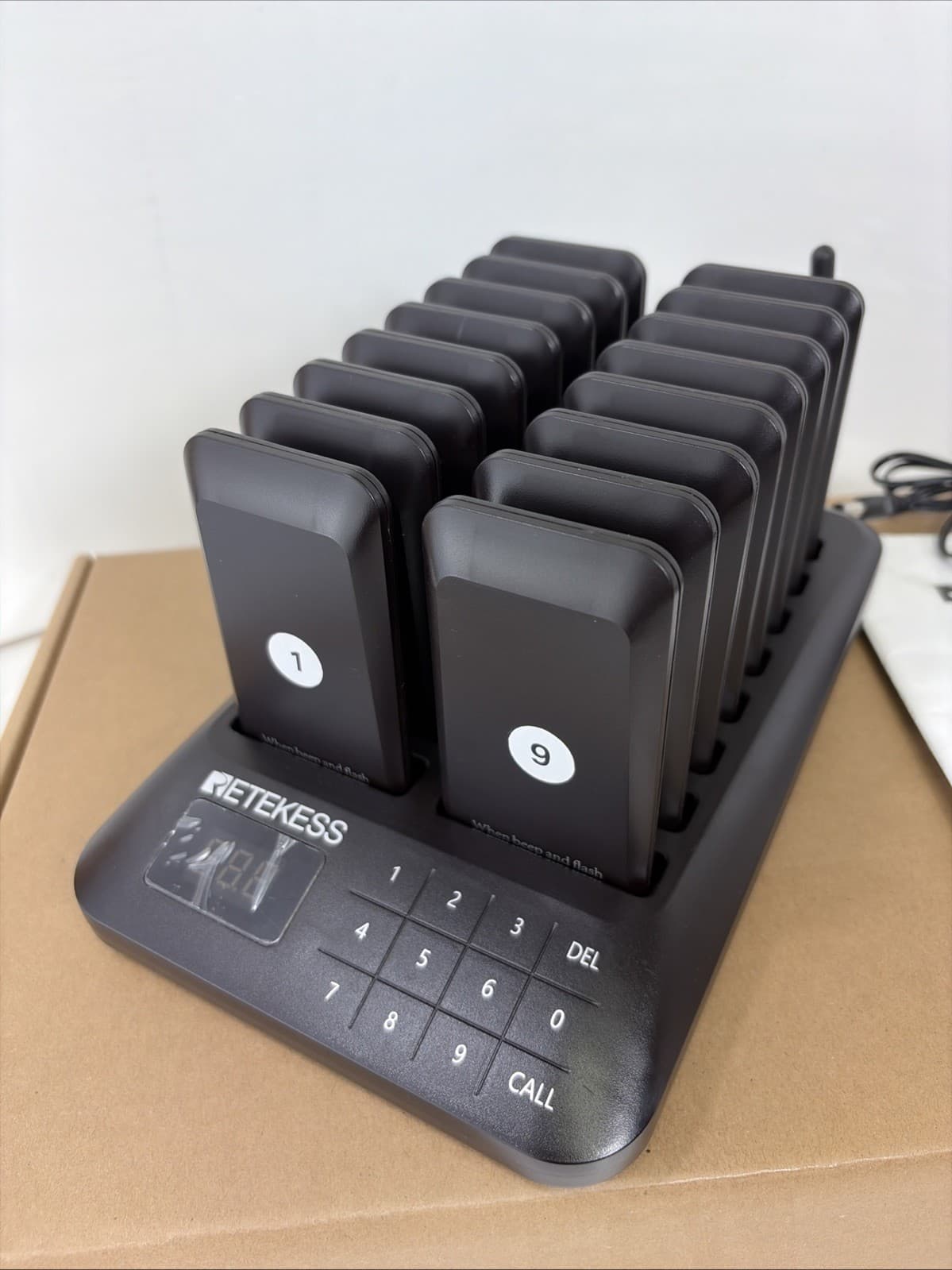 Retekess TD157 Restaurant Pager System,Pagers For Restaurant 16 Beepers For Bar 2