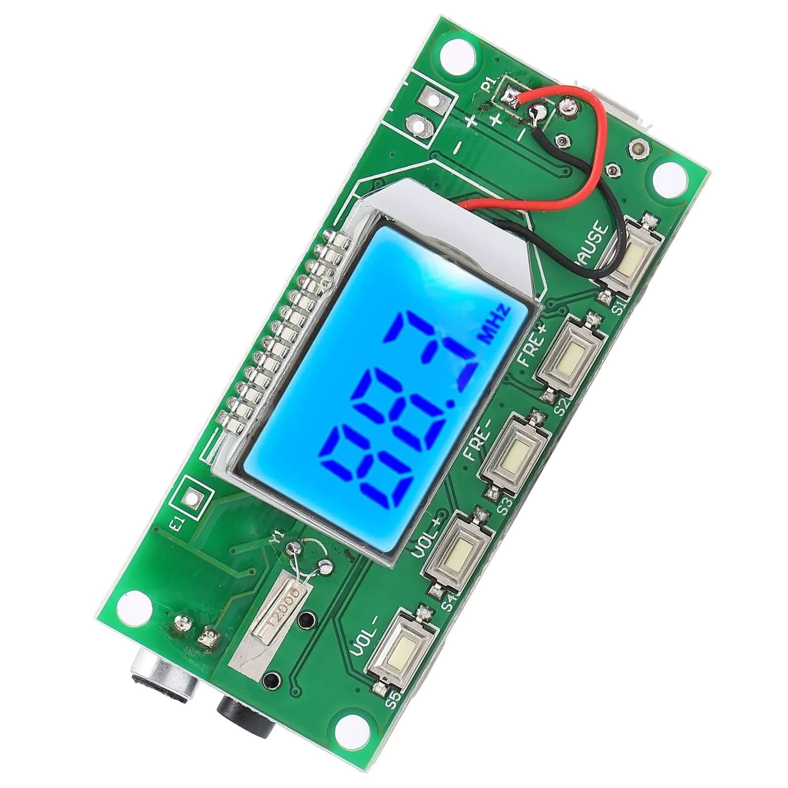 1* FM Transmitter Module PCB Board W/LCD Display Digital FM Radio Accessories 4