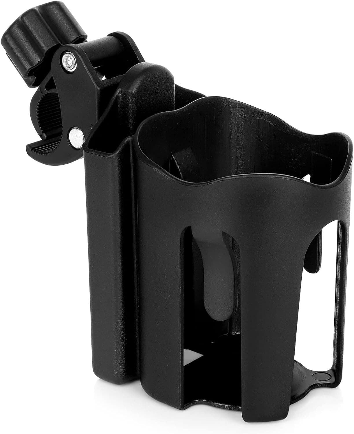Accmor Stroller Cup Holder with Phone Holder, Universal black