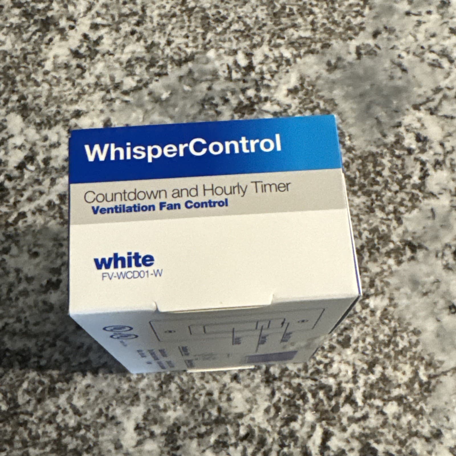 FV-WCD01-W Whisper Control Countdown Hourly Timer Ventilation Fan Control NEW 6