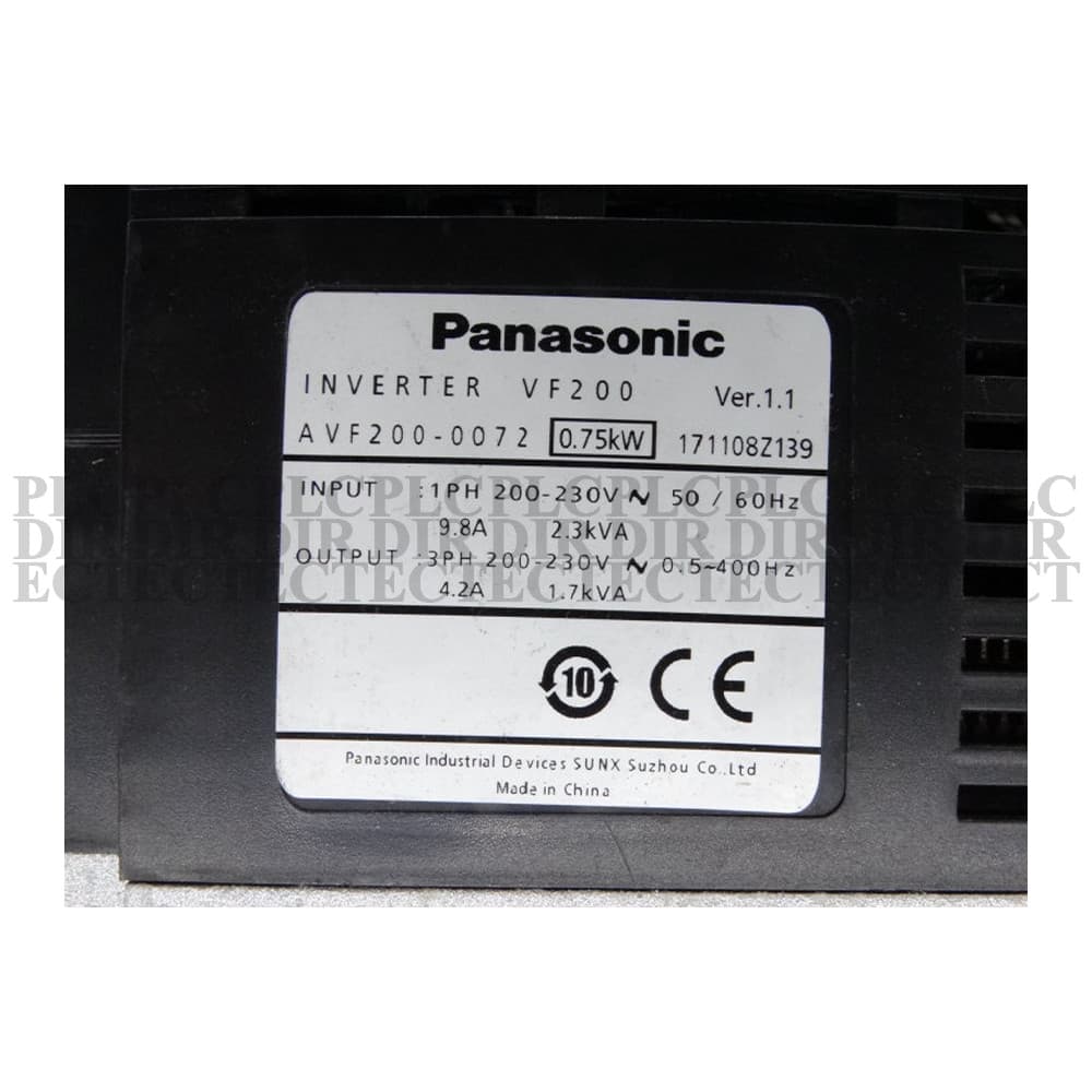 New PANASONIC VF200 AVF200-0072 Inverter Drive 0.75KW 220V 2