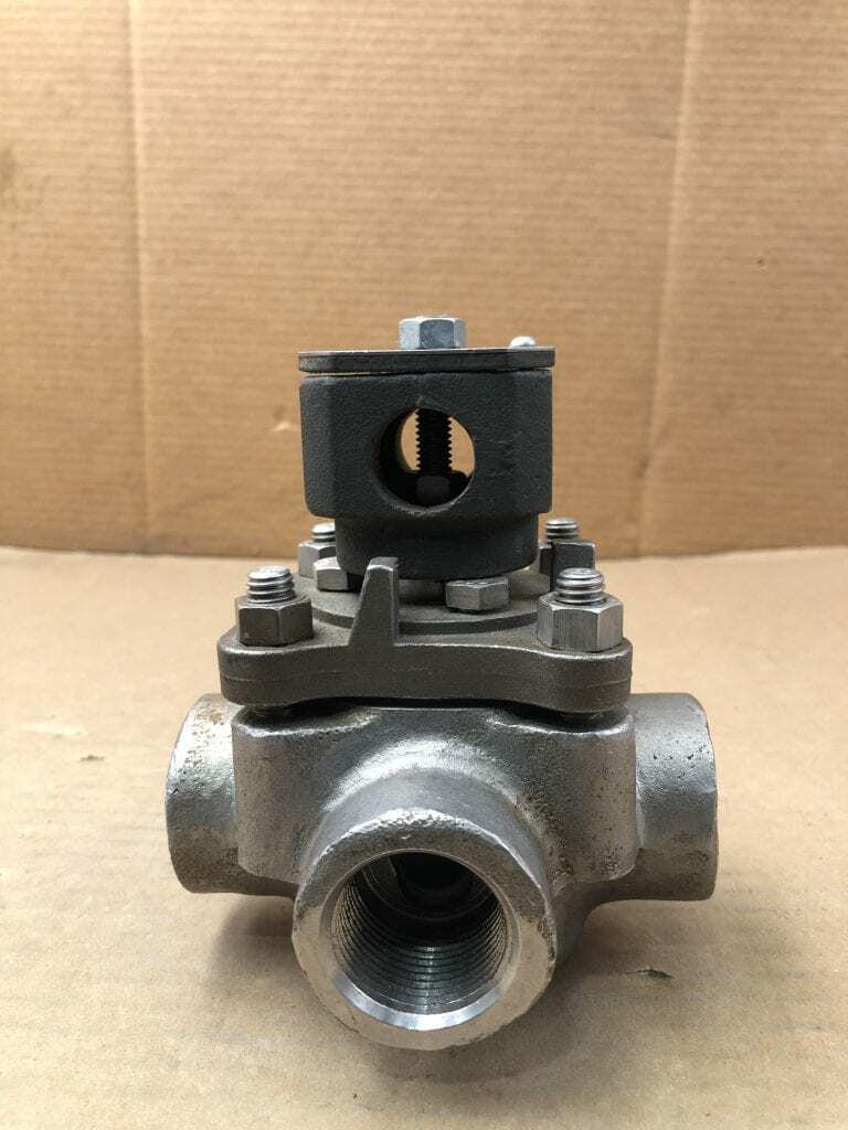 Tufline 1" 4-Way Plug Valve 316SS / CF8M ; 150 Class 400°F 3
