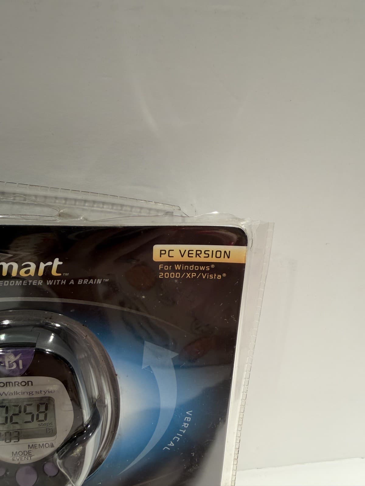 Omron GO smart Dual-Axis Pocket Pedometer w/ Advanced 2D Sensor Tech. PC Version 2