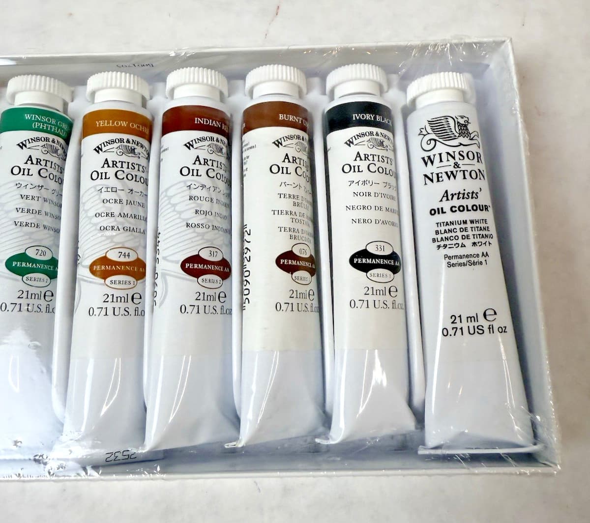 Winsor & Newton Artists Professional Oil Color Introductory Set of 10 NEW IN BOX 3