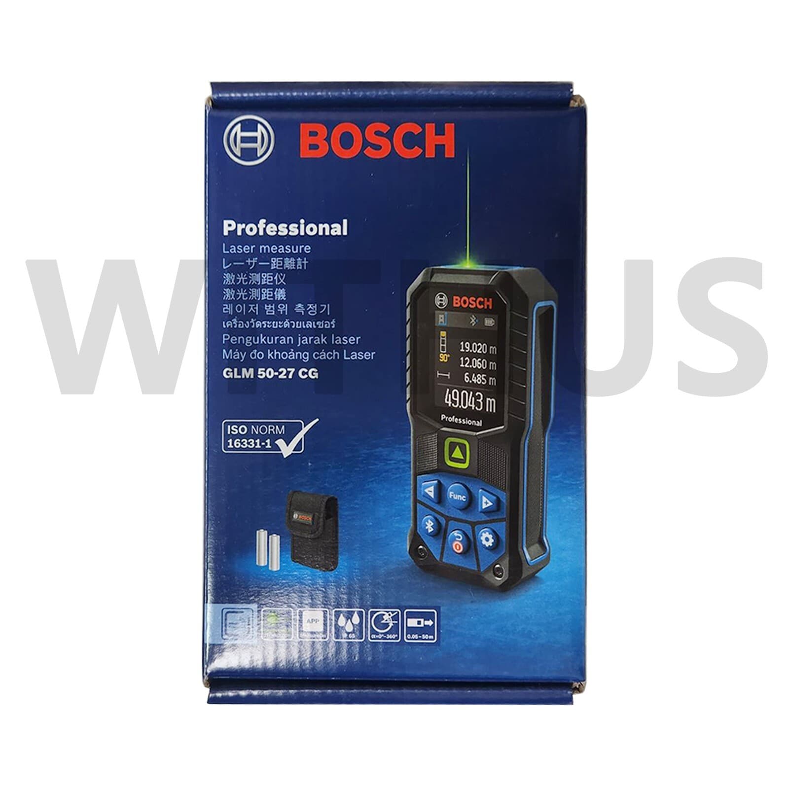 Bosch GLM 50-27 CG Professional Laser Measure Blutooth Measuring distance= 2