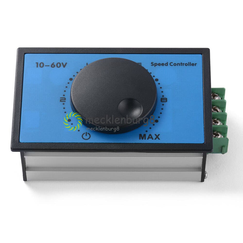DC 10-60V 12V 24V 48V 20A PWM DC Motor Speed Controller Soft Start Switch 3