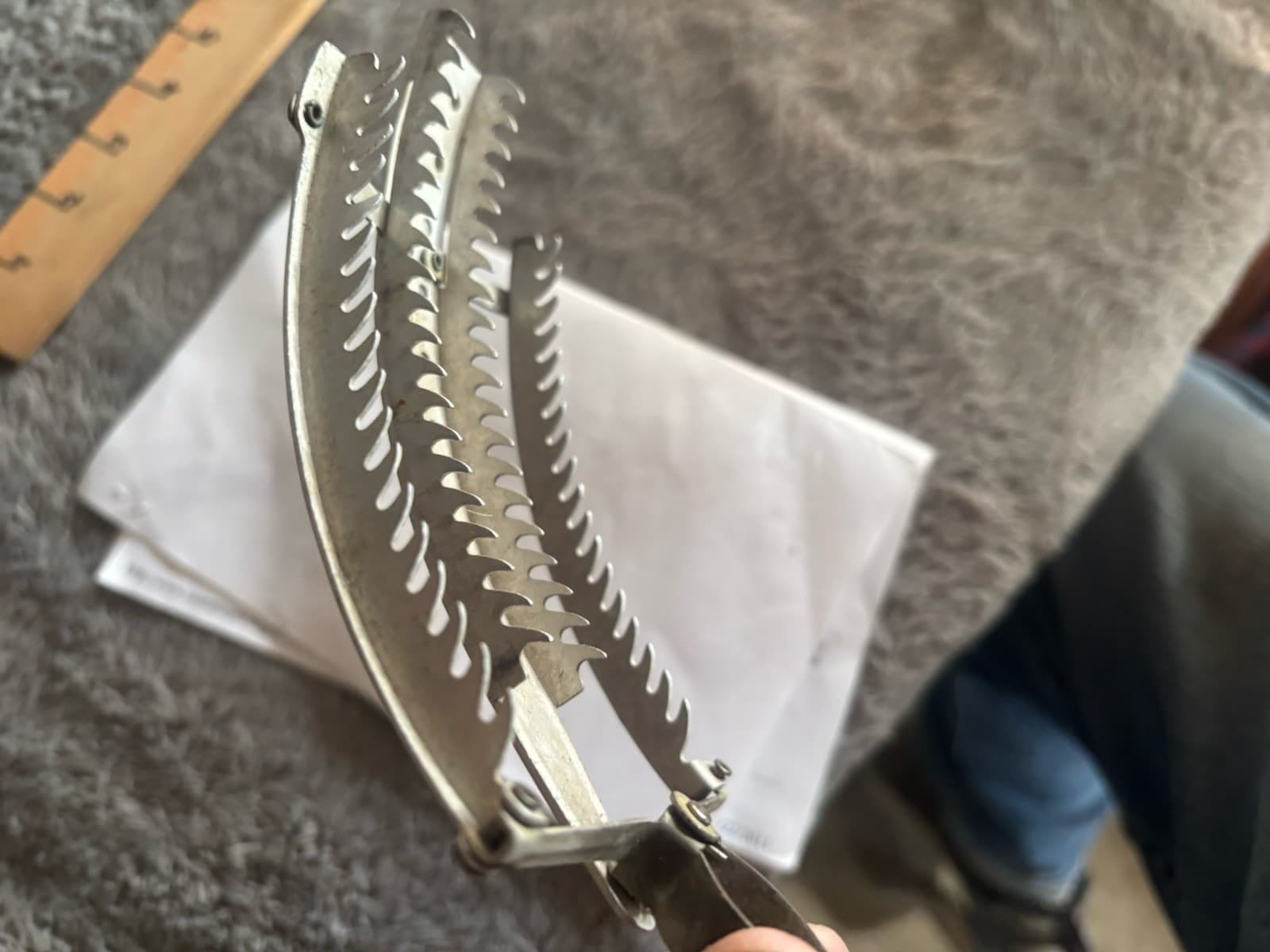 Vintage Aluminum Mervin Wave Hair Clip 1930s Automatic Finger Waver Flapper 4