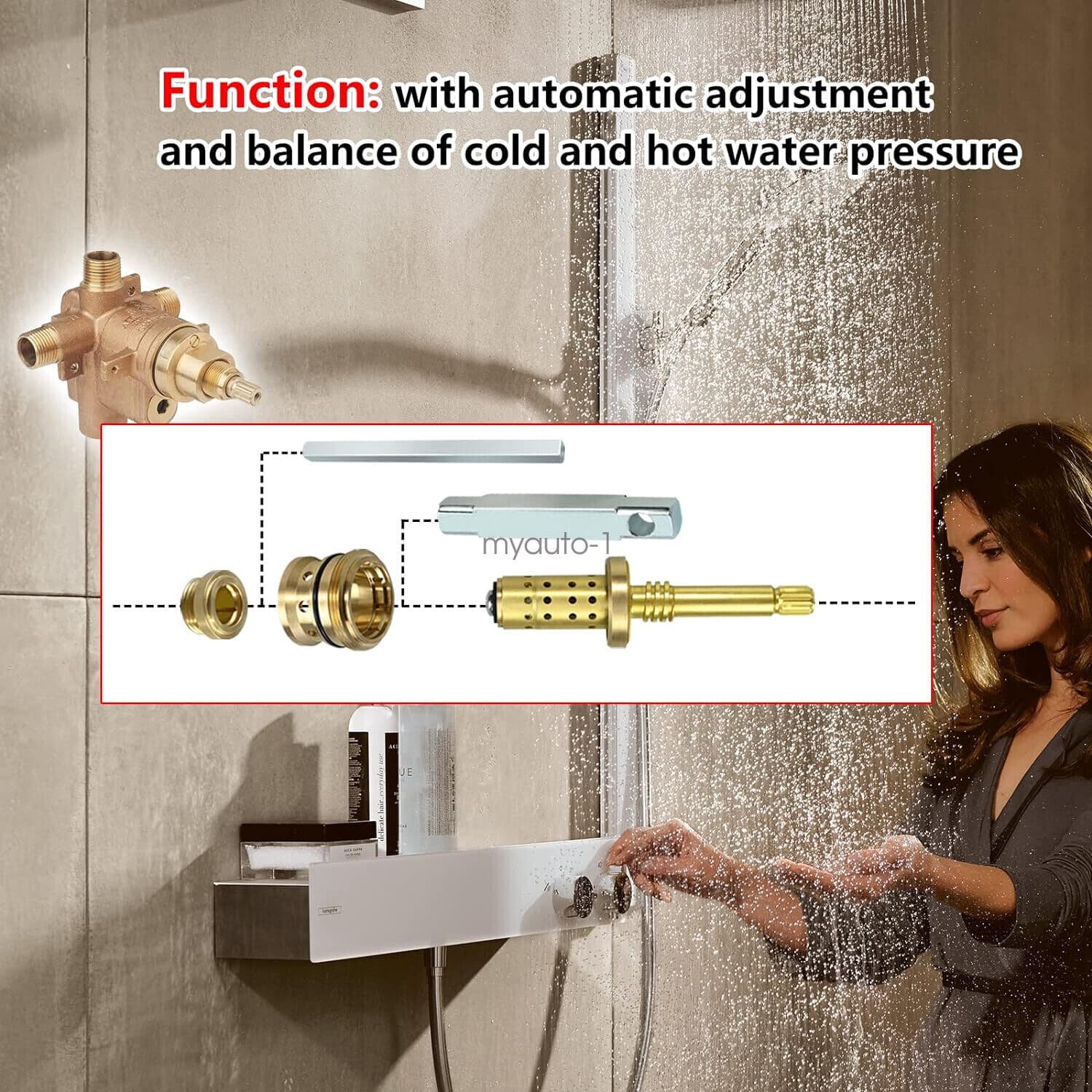 Complete Valve Rebuild kit fits Symmons Temptrol Valve TA-10,TA-4,T-35 A/B 4