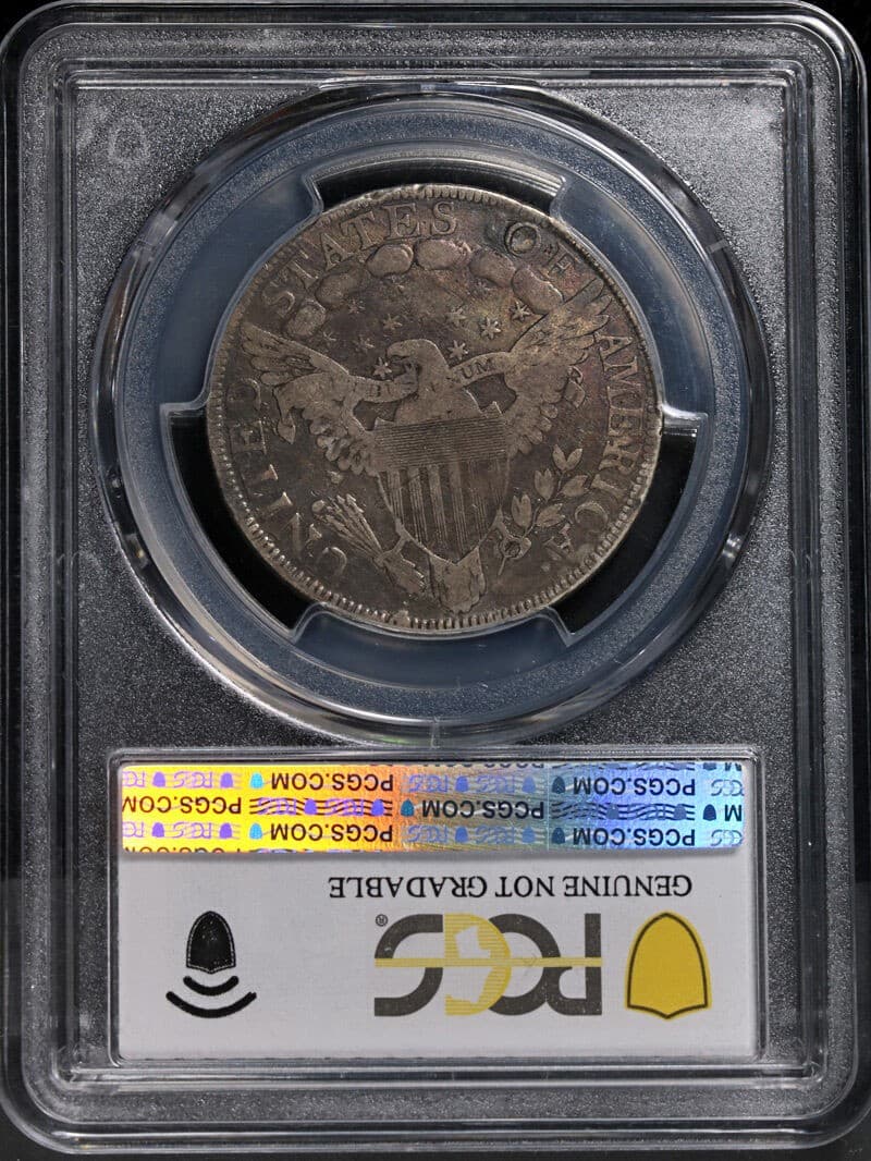 1801 Draped Bust Half Dollar PCGS F Details 0-101 R.3 Nice Strike 4