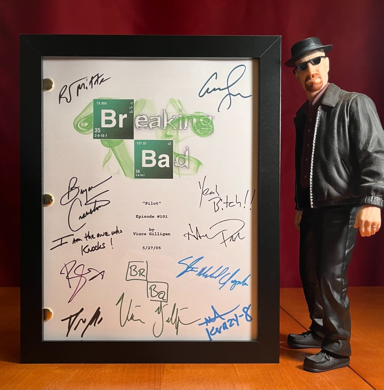 Breaking Bad Pilot & Series Finale Scripts Signed- Autograph Reprints 4