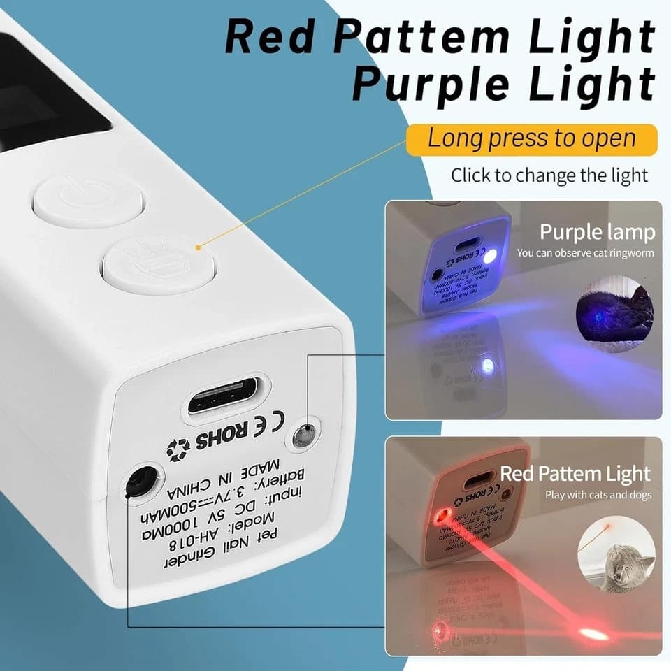 Silent Groom Pro Nail Grinder, Silent Grind Pro for Dogs, Heusom Silent Grind... 2