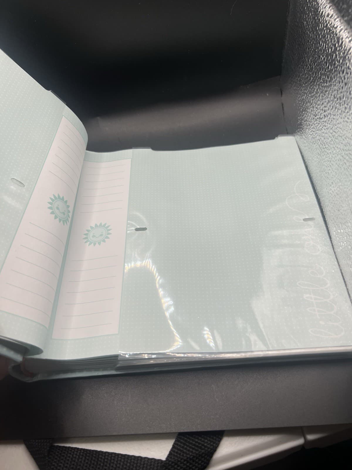 Boy Baby Book of Memories Blue Keepsake Photo Album 2