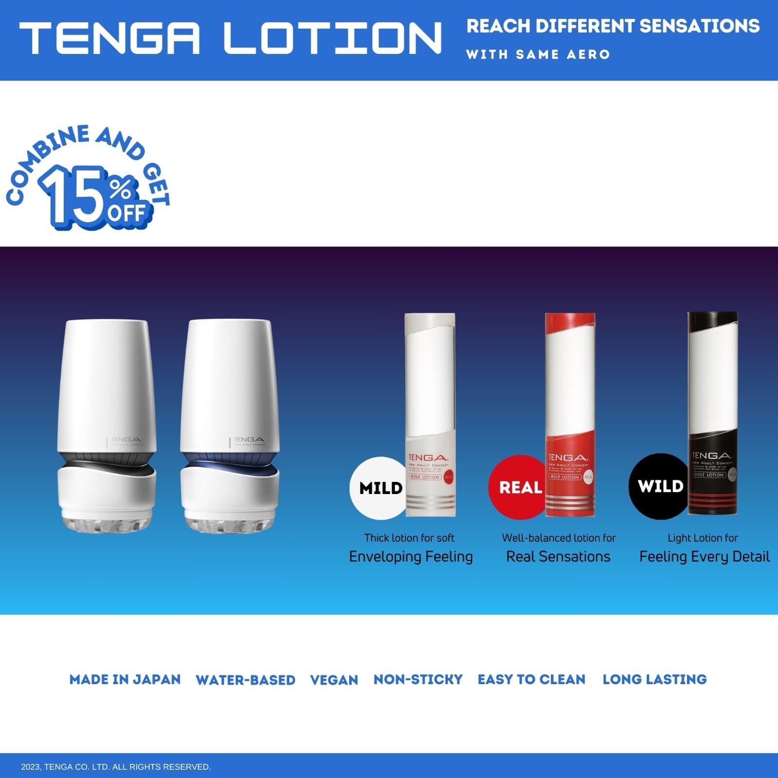 TENGA AERO Reusable Male Masturbator/Stroker w/Drying Stand NIB NWT 3
