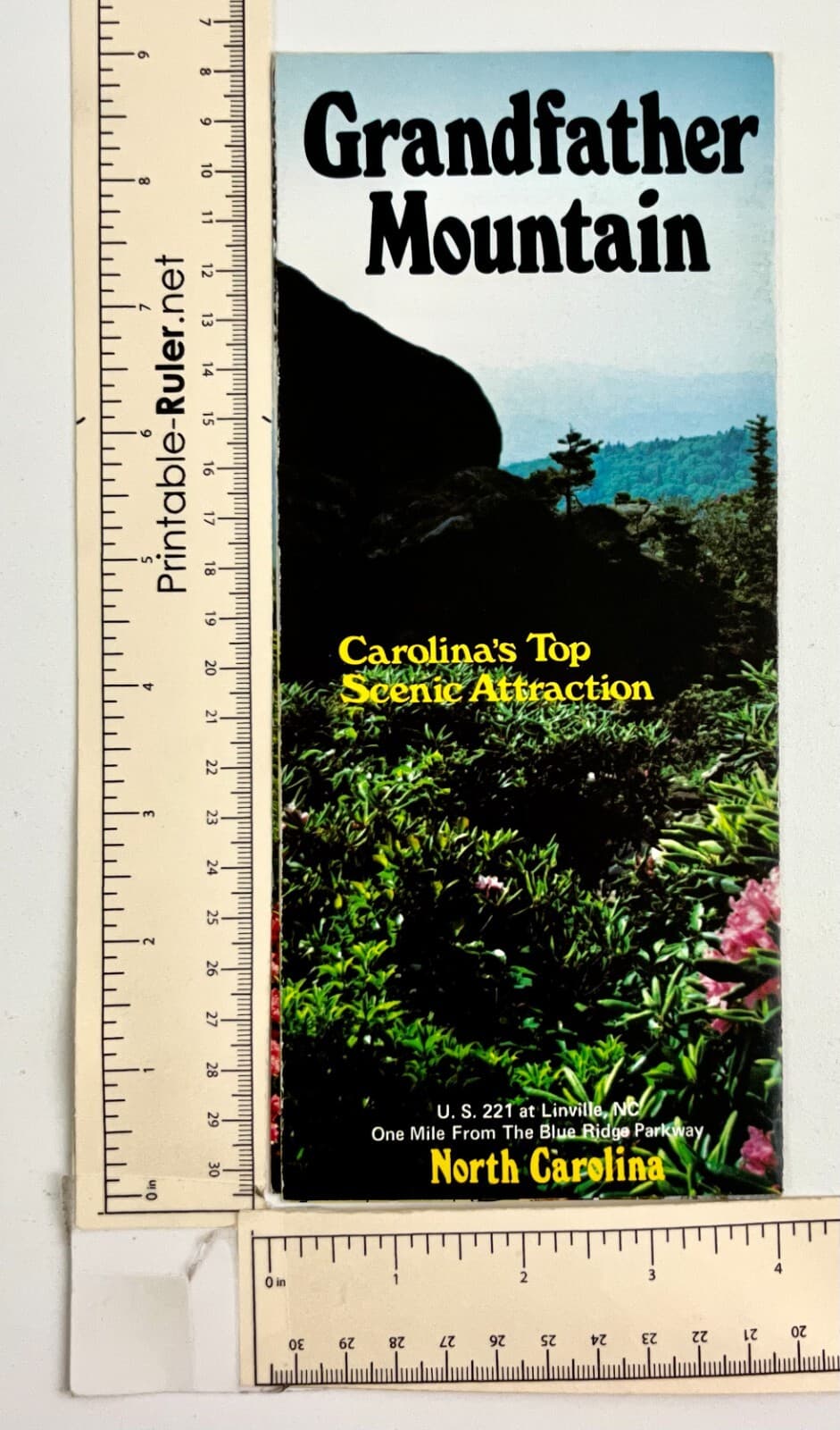 1970s Grandfather Mountain Blue Ridge North Carolina Vintage Travel Brochure 4