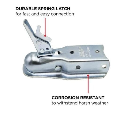 New TowSmart 775 Class II Adjustable Trailer Coupler 2 in. Ball, 3500 lb. 4