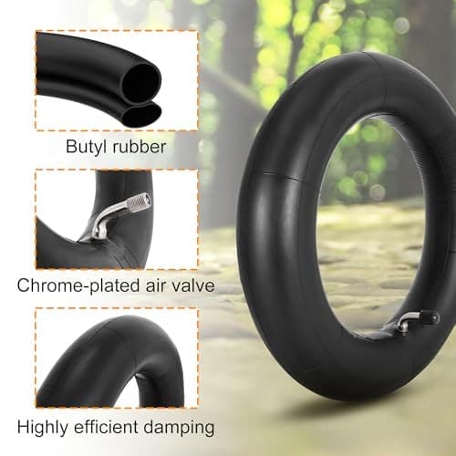 2 Pack of 10x2.50 Inner Tubes with 90° Bent Valve Stem Replacement for  3