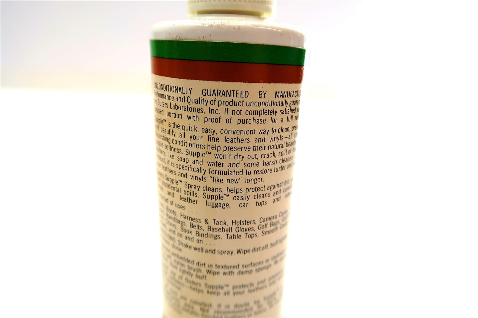Vintage OUTERS Supple Leather & Vinyl Cleaner / Conditioner in 4 oz Spray Bottle 4
