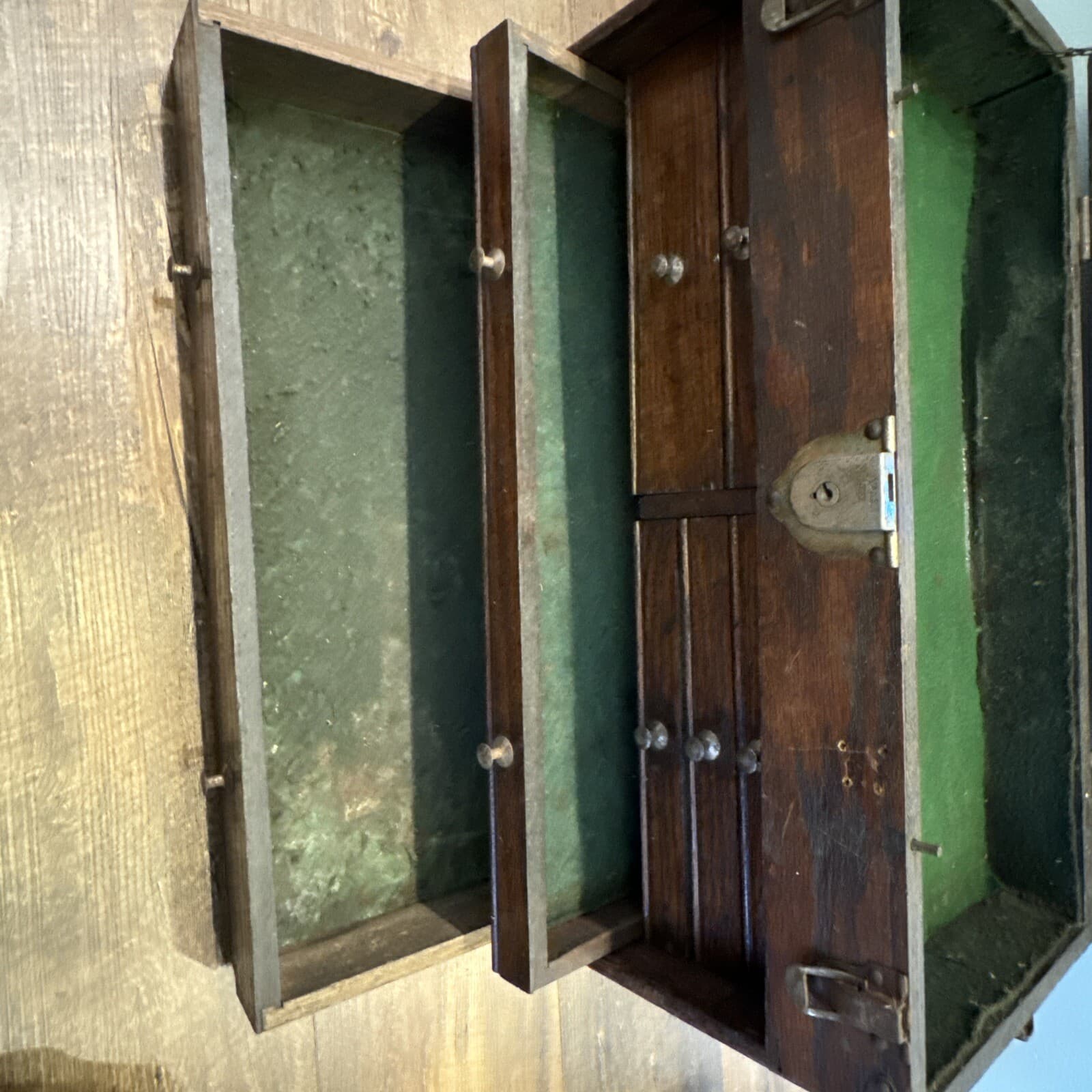 7 Drawer Machinist Tool Box Gerstner Yale Lock 5 Latch Top Vintage Old Antique 5