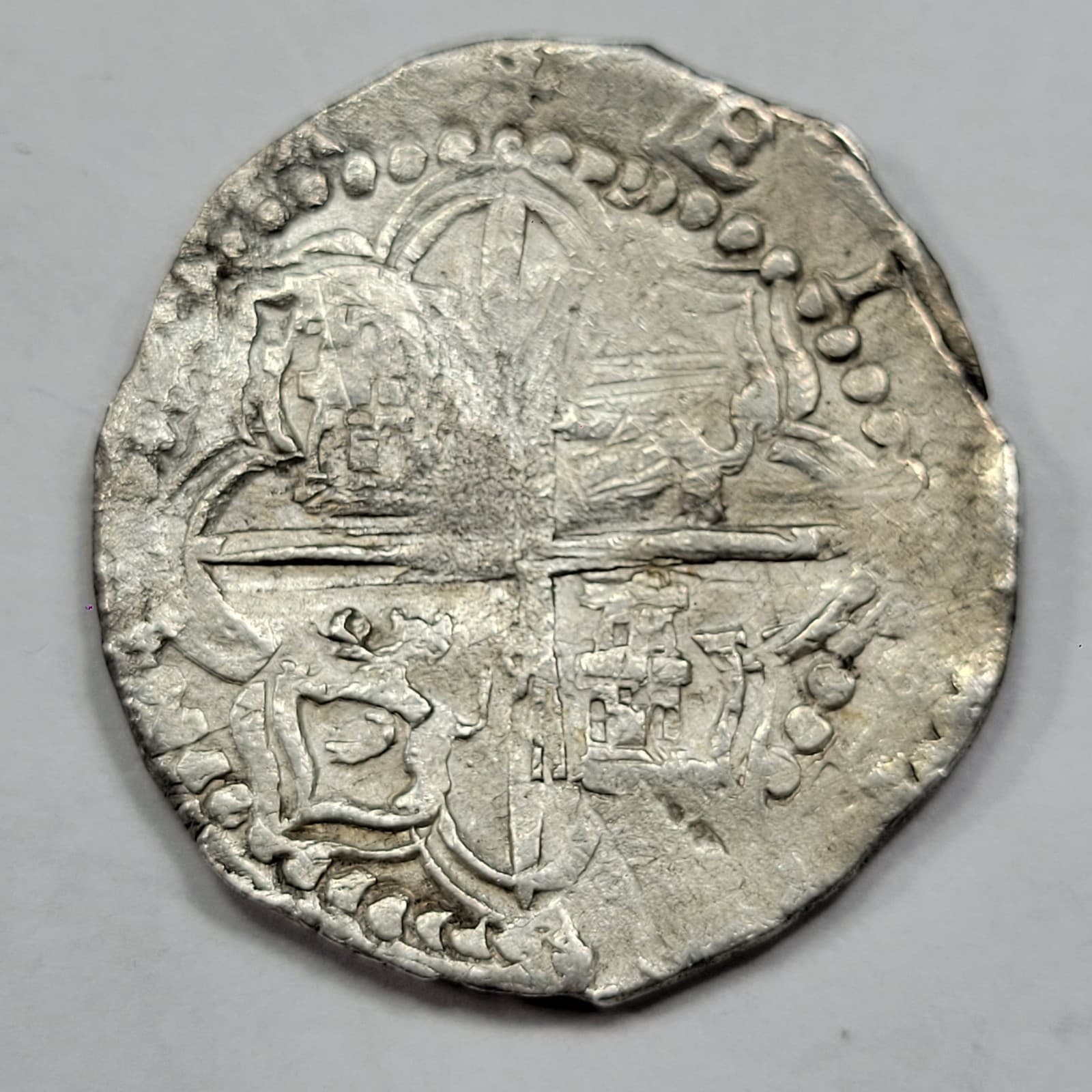 1590-1615 Cob 8 Reales Potosi Bolivia Assayer R Nice Choice AU Scarce *K646 2