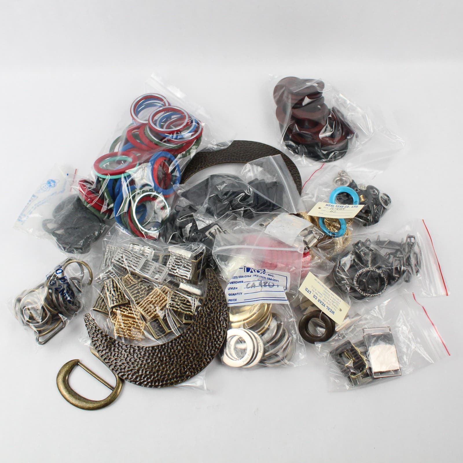 Large Lot of Belt and Accessory Making Pieces for DIY Crafting