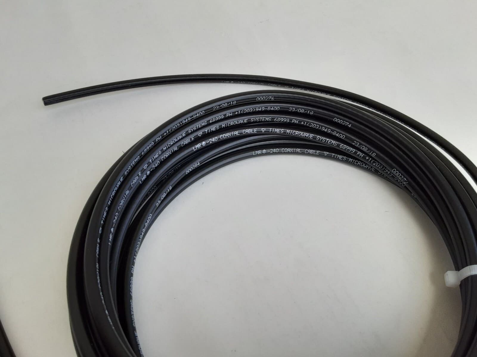 Times Microwave LMR-240 Type NoConnectors 50 Ohm CoaxCable ChooseYour Length lot 2