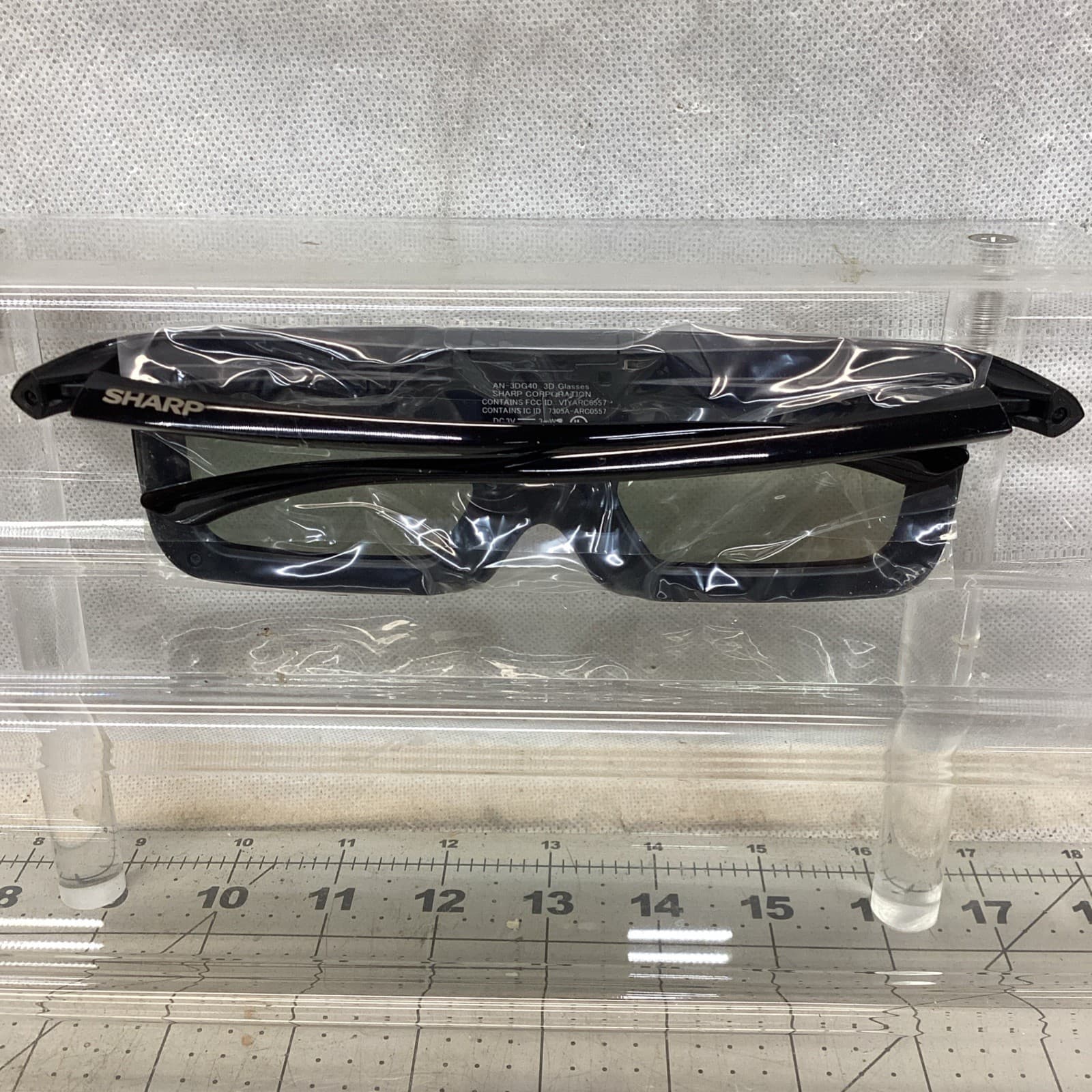 Sharp Aquos Glasses 3D-G/2D-R With Black Frame New No Box