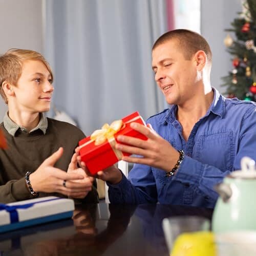 TAGOMEI Christmas Gifts for Mens Beaded Bracelets for Men 10mm, Single layer 4