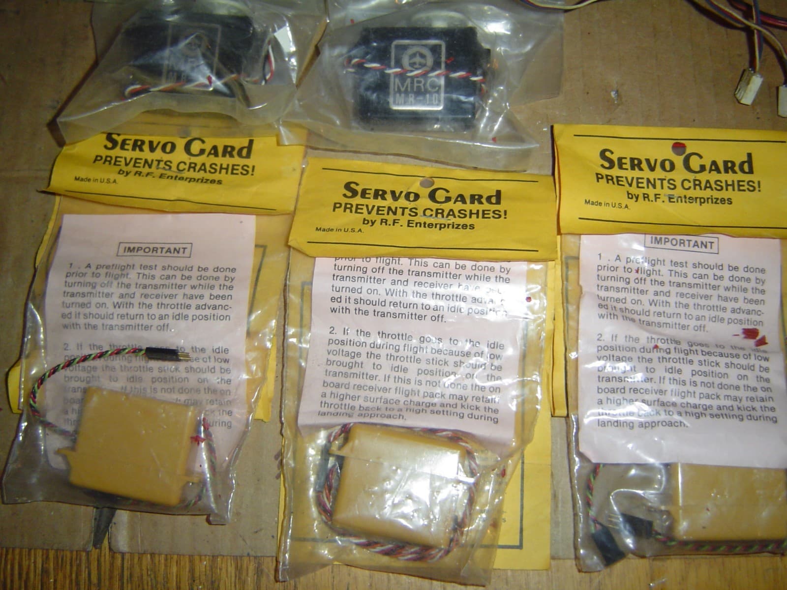 A lot of Assorted  Servos for RC Airplanes  New and used 4