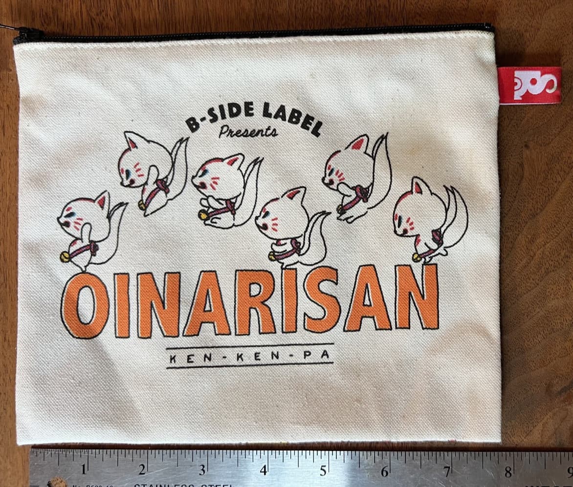 B-SIDE LABEL small bag OINARISAN cat fox cotton bag