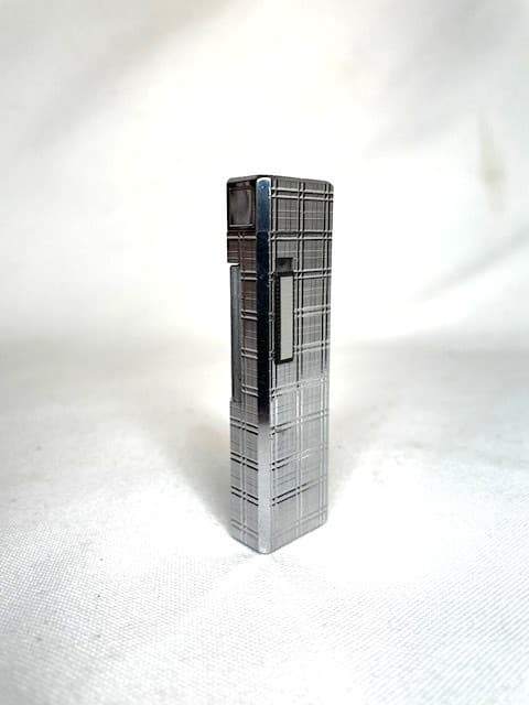 Vintage COLIBRI Butane Pocket Lighter Siver Chrome No Damage, Not Tested, Deco 5