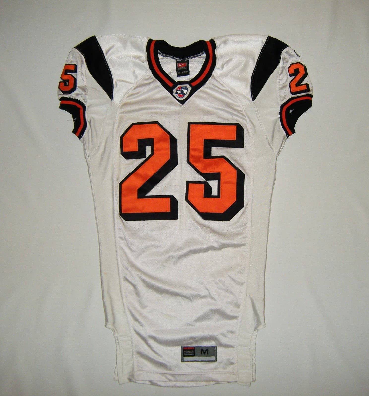 Nike AFL Oregon Lightning Team Issue Football Jersey Sz. M Game Worn Arena Ducks